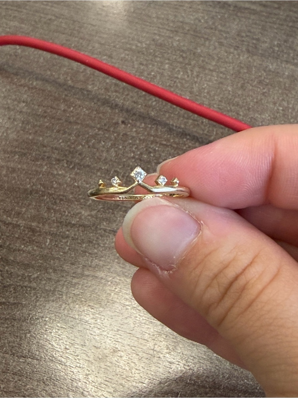 Kendra Scott Tiara Ring 14k Yellow Gold